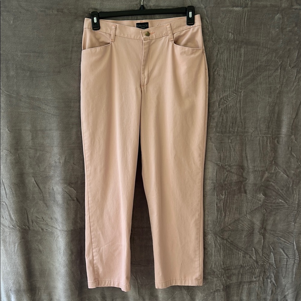 Riders by Lee Stretch Pink Straight Leg Denim